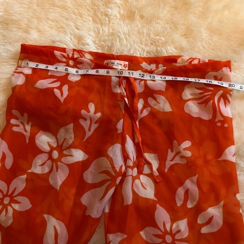 MAX MEHRA Collection sheer beach pants 36” Length